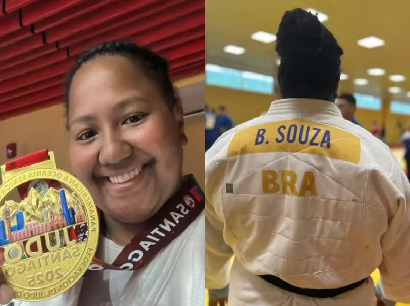 Bia Souza é ouro de novo,  no Pan de Judô. Maravilhosa!